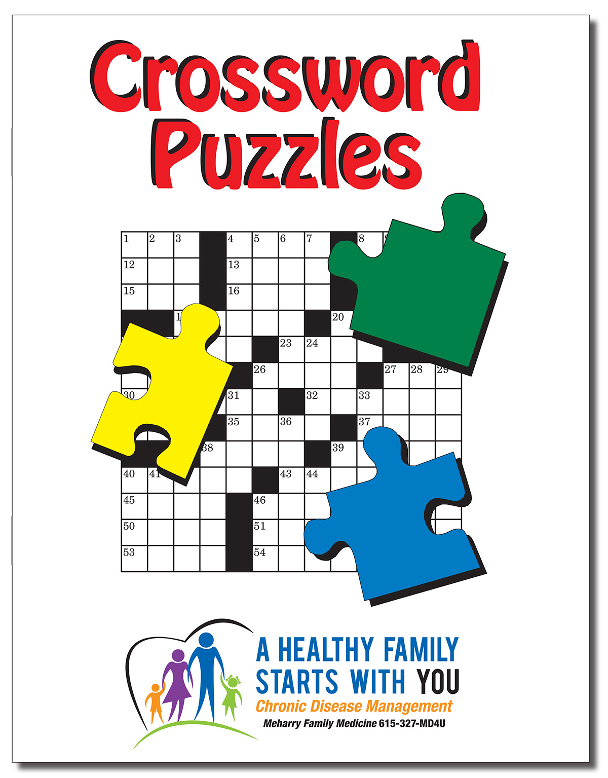 Cross Word Puzzle Book New StapledBinding