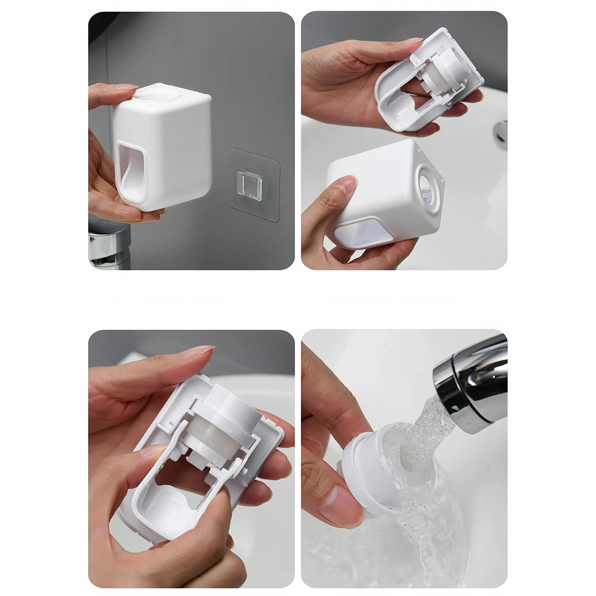 Automatic Toothpaste Dispenser No Drill Mount 2