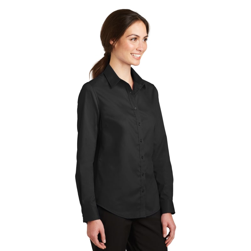 Port Authority Ladies SuperPro Twill Shirt. 23