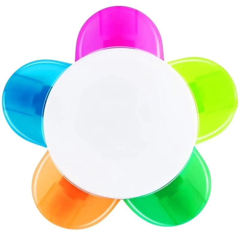 Custom Multi-Color Flower Highlighters 11