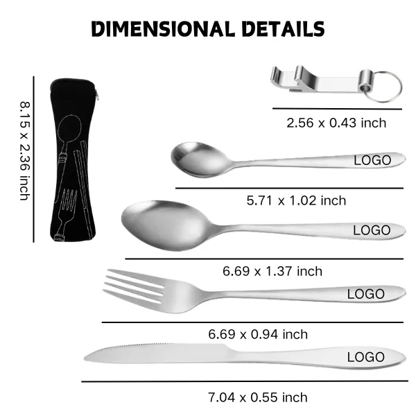 Stainless Steel Cutlery Set (5-Piece) 2