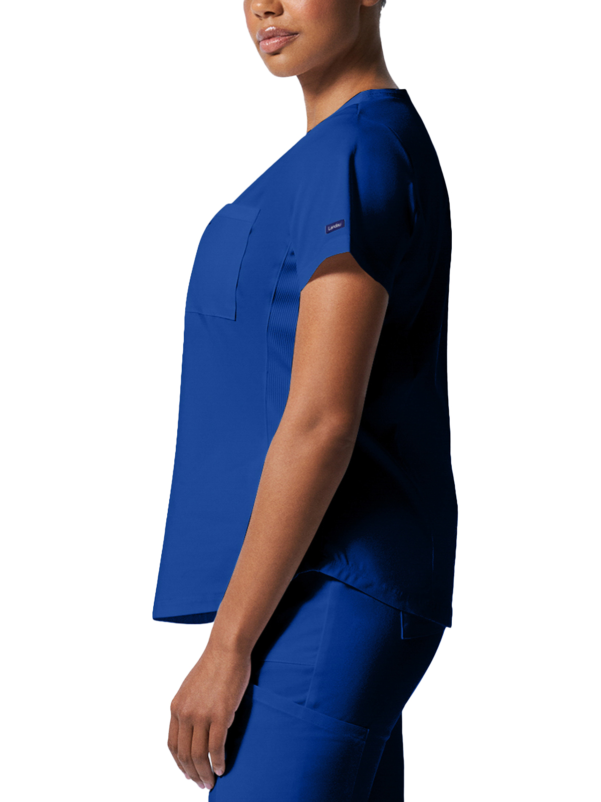 Landau - ProFlex - Women's Two-Pocket Back Princess Seamed V-Neck Top 42
