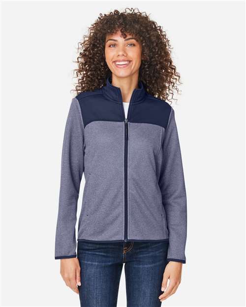 Women's Venture Heathered Stripe Hybrid Jacket - CE74W 11