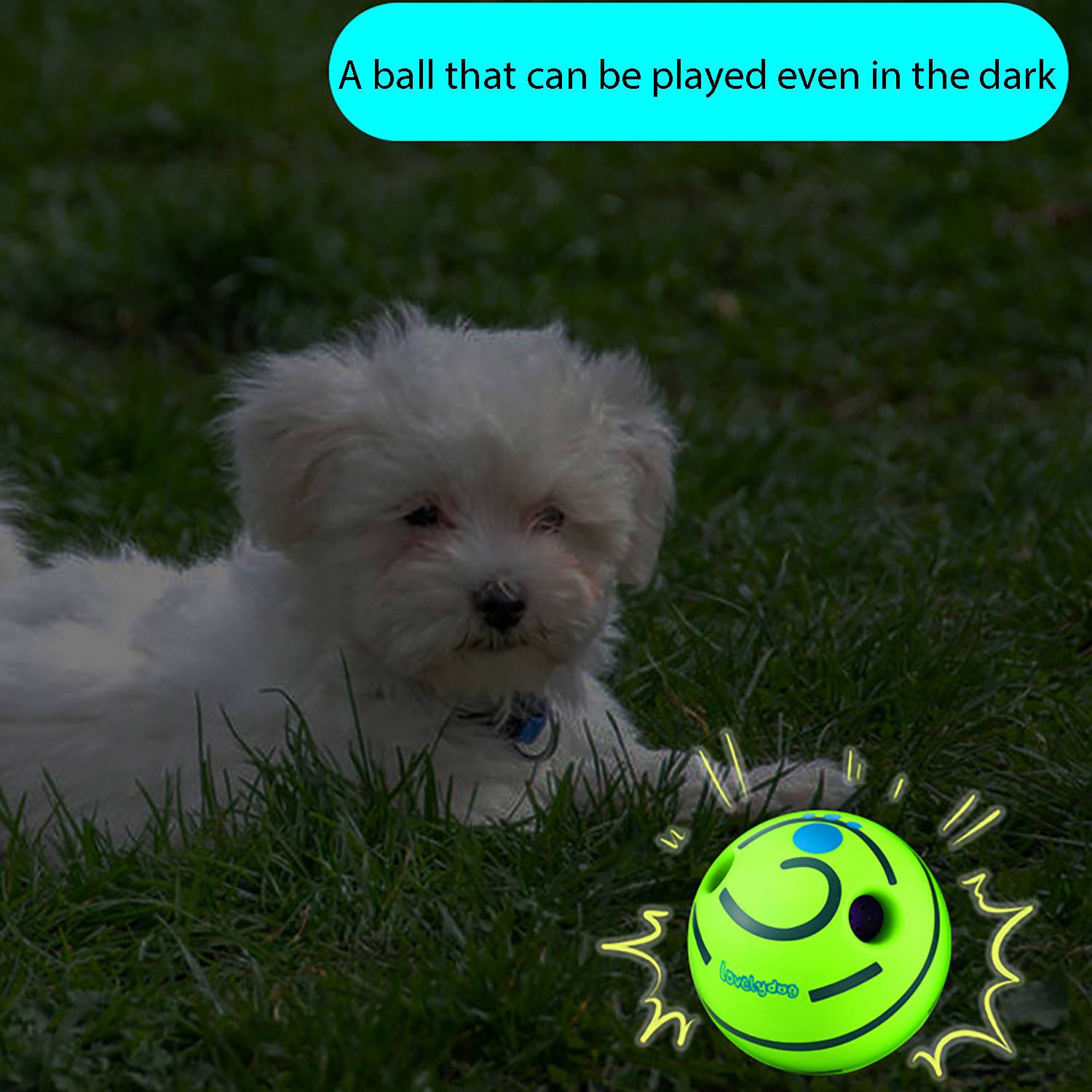 Wobble Giggle Dogs Toys Ball -Boredom Interactive 10