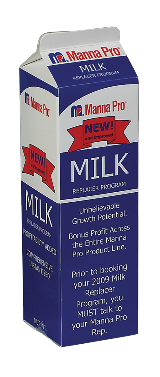 9 " x 3" x 3" Milk Carton Box 2