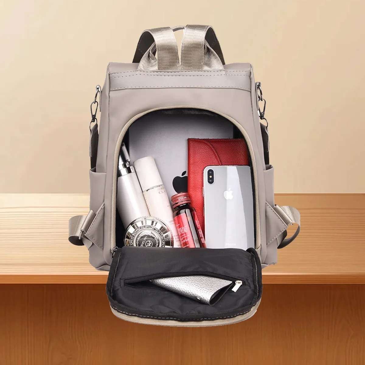 Water Resistant Convertible Backpack For Daily Travel 5