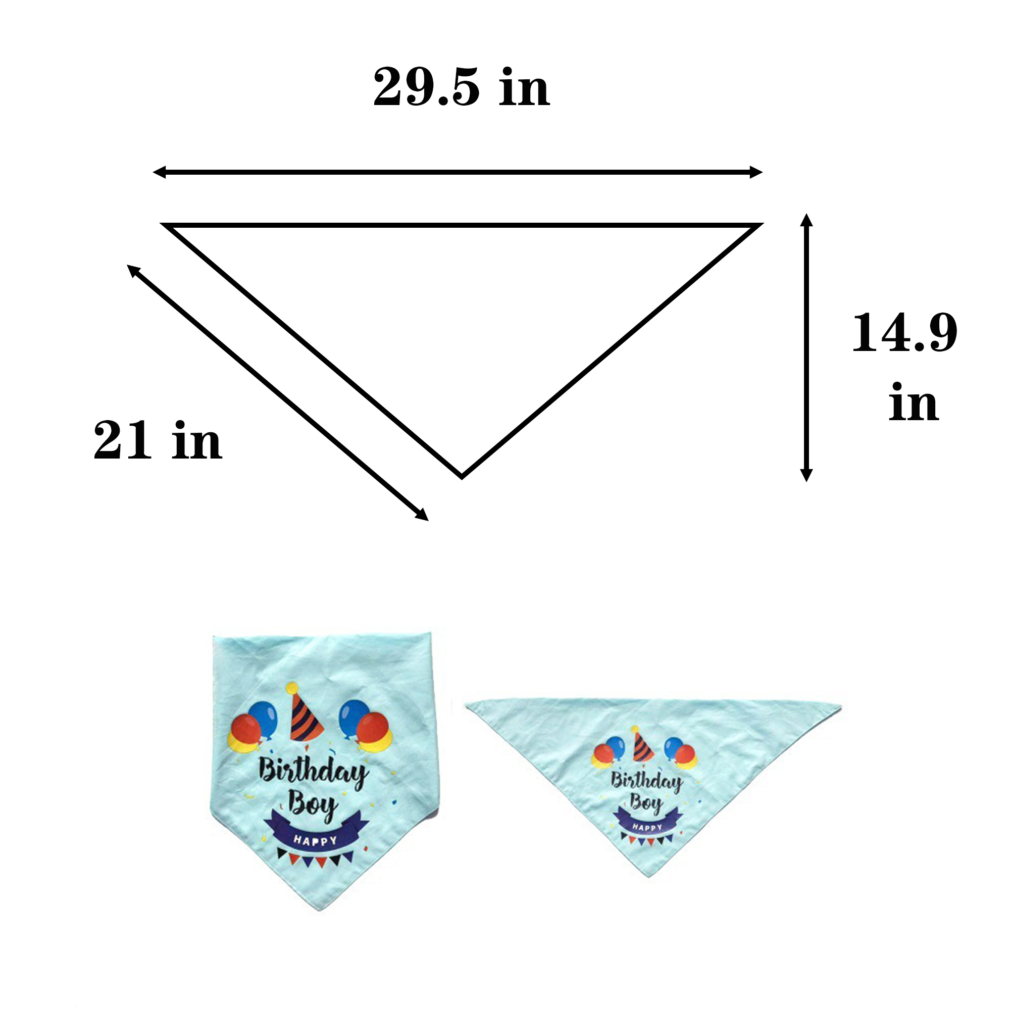 Full Color Polyester Pet Bandana 1
