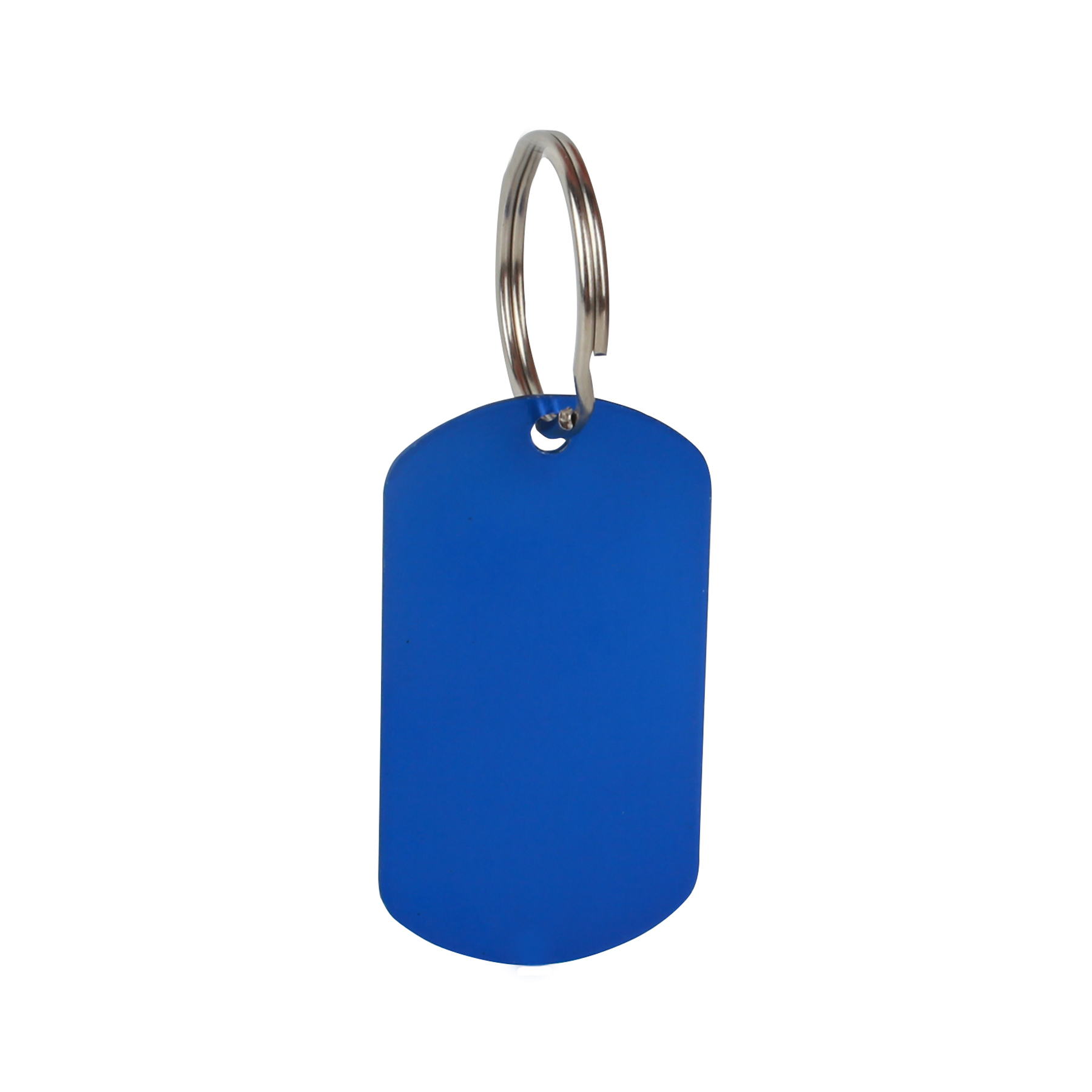 Engraved Metal Dog Tag Keychain 19