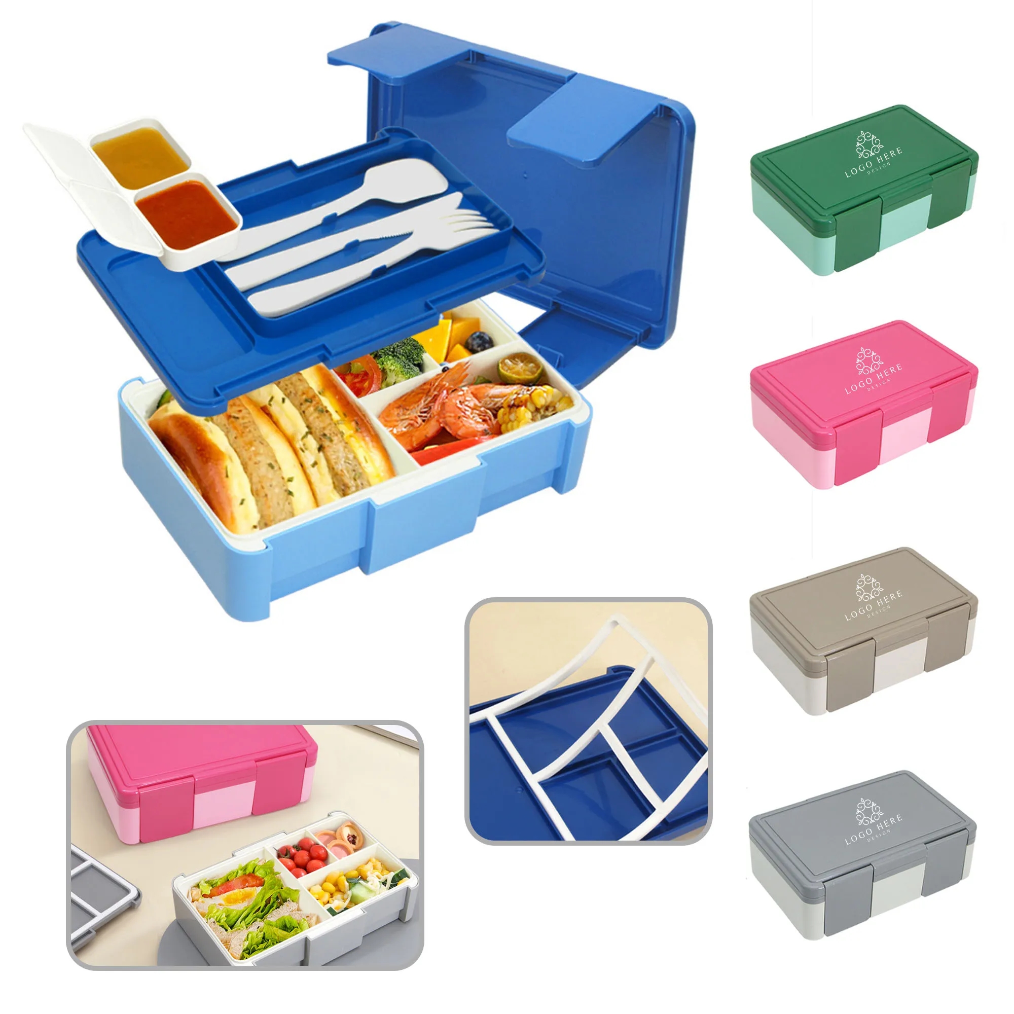 Large Capacity Bento Box 4