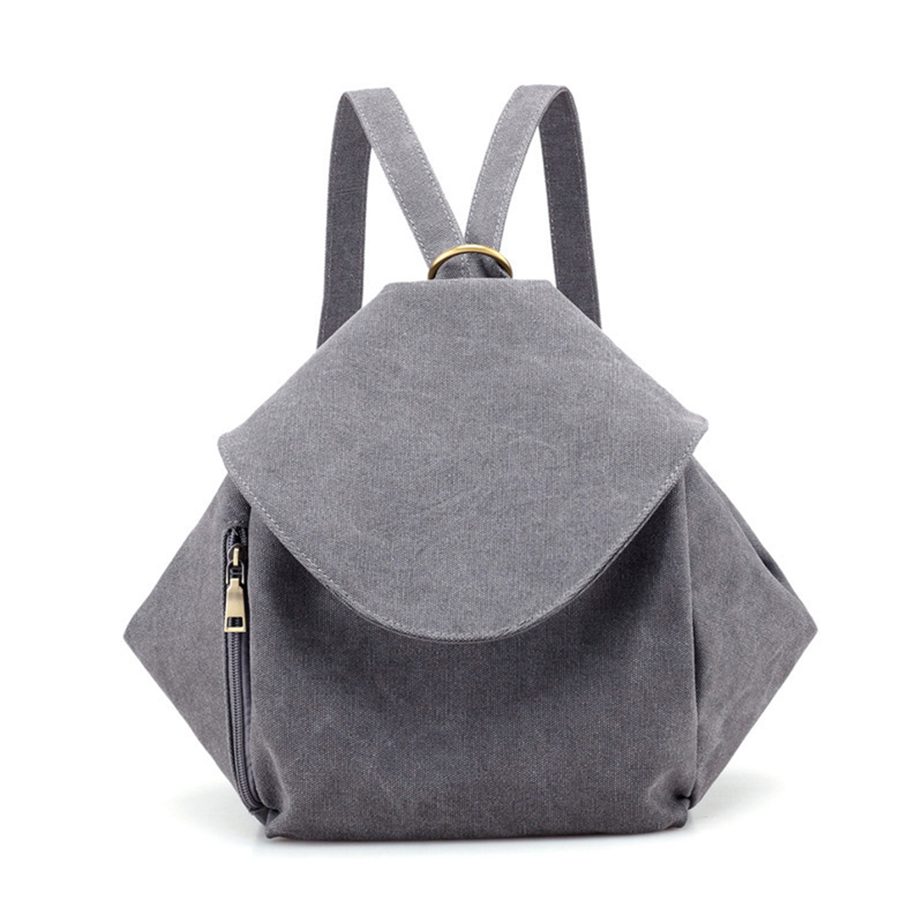 Women Casual Canvas Backpack Daypack 4