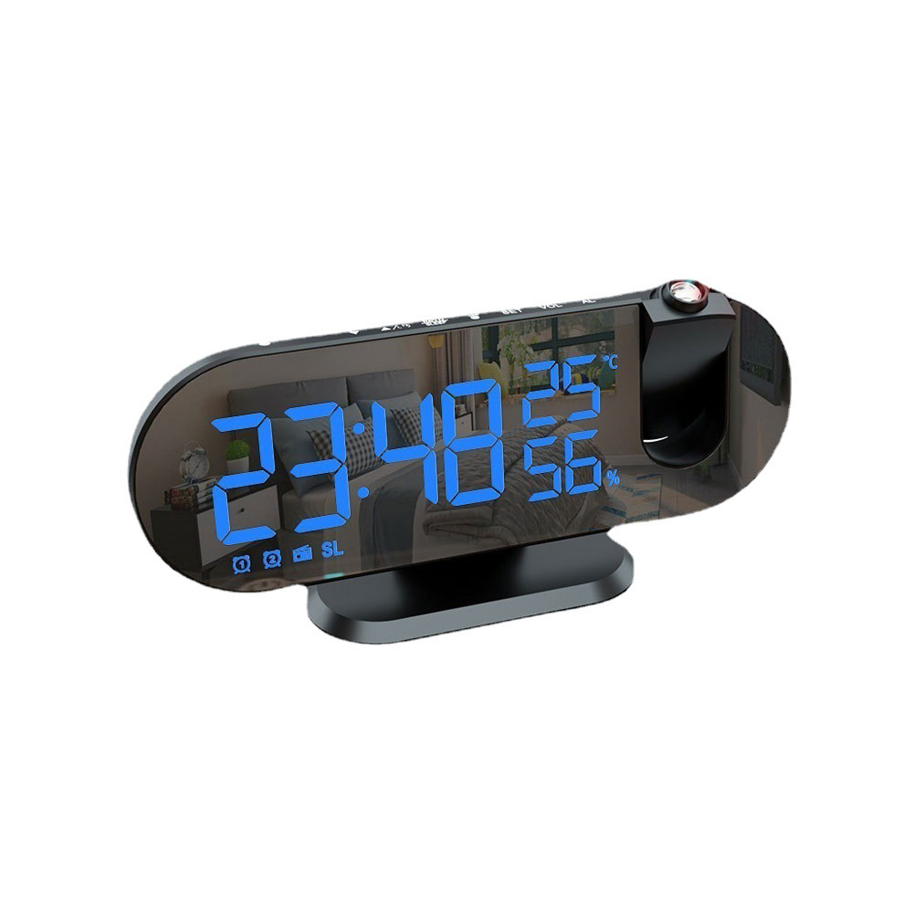 Led Projection Digital Alarm Clock For Bedroom 4