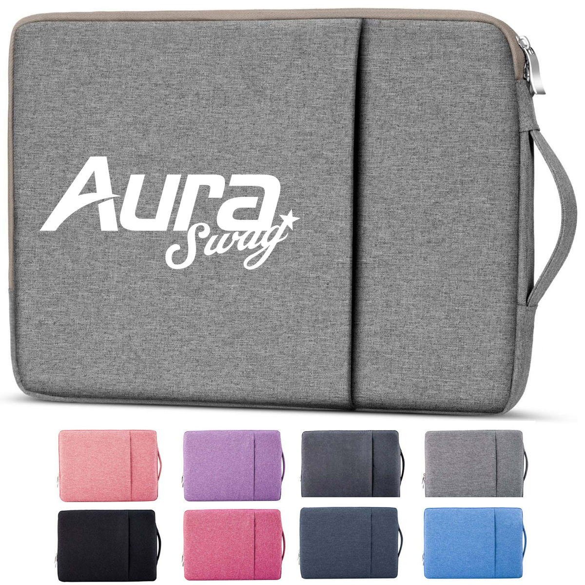 15.6 Inch Laptop Tablet Sleeve with Zipper Closure 7
