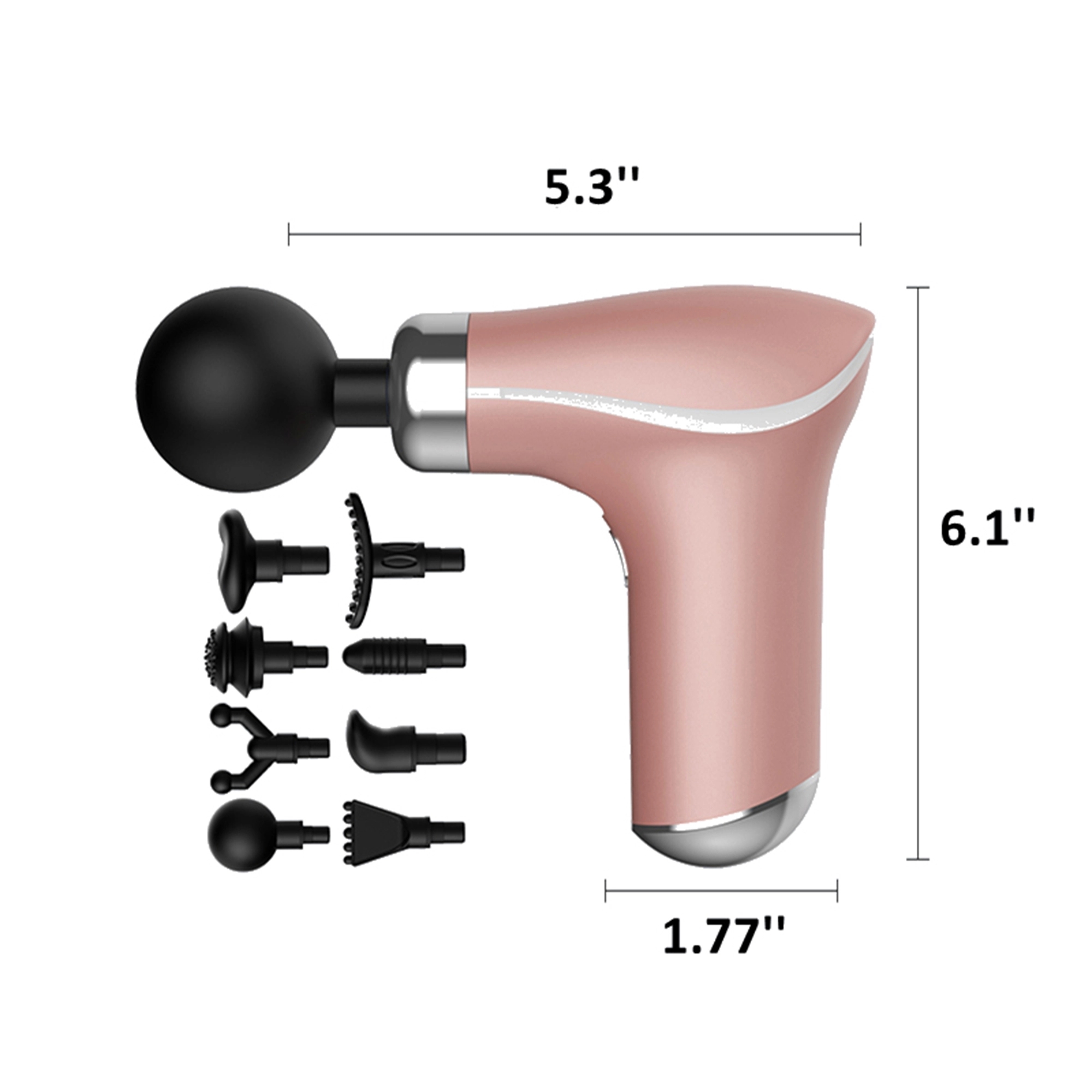 8 Heads Mini Massage Gun MOQ 10PCS 1