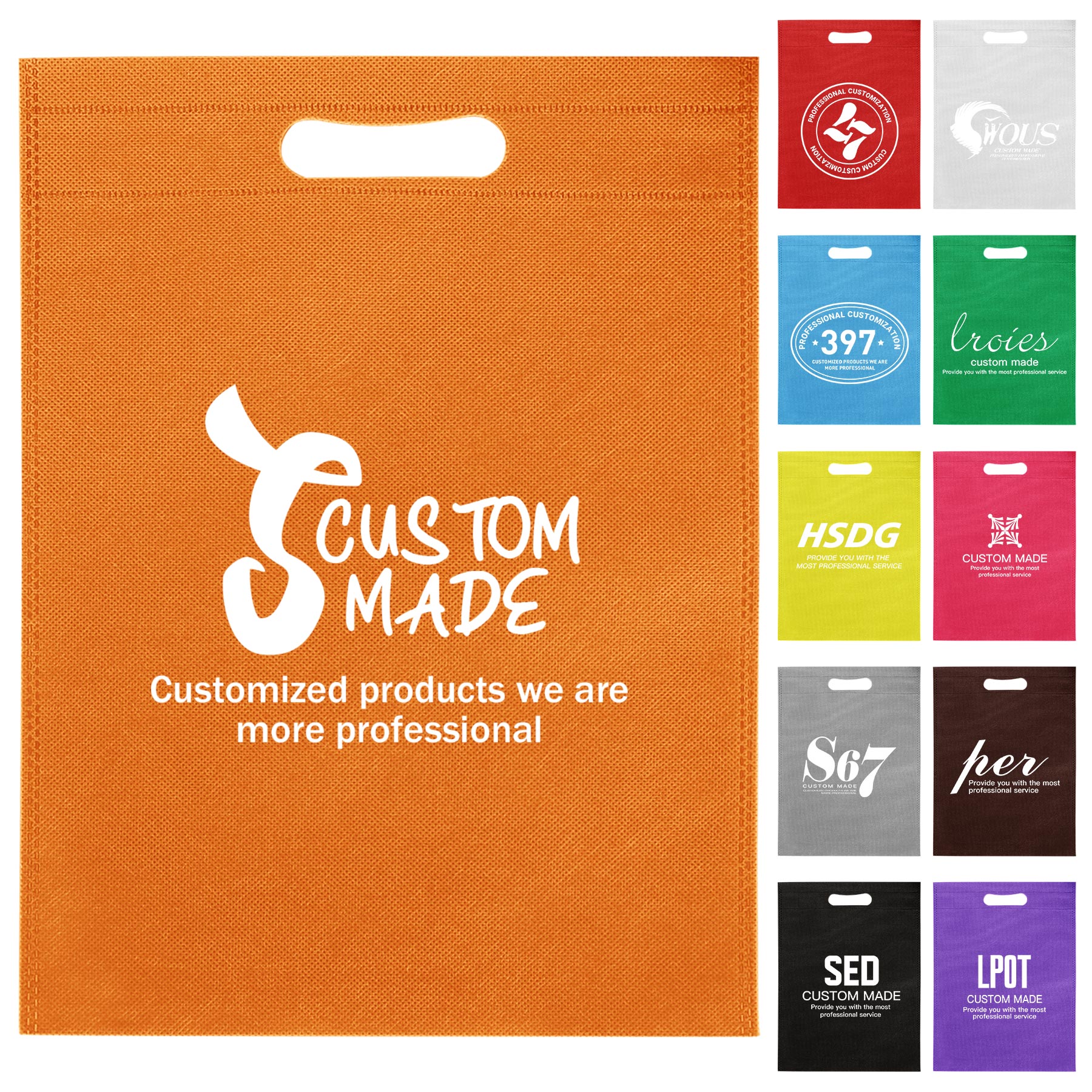Non-Woven Die Cut Tote Bag 10