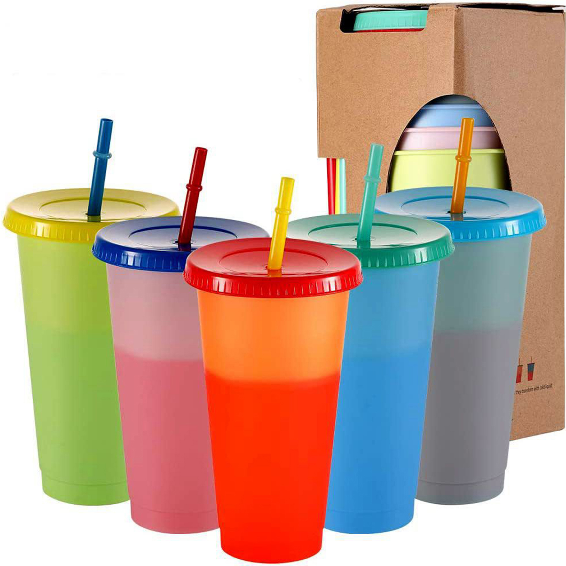 Stadium Cup Sets With Lid And Straw 4