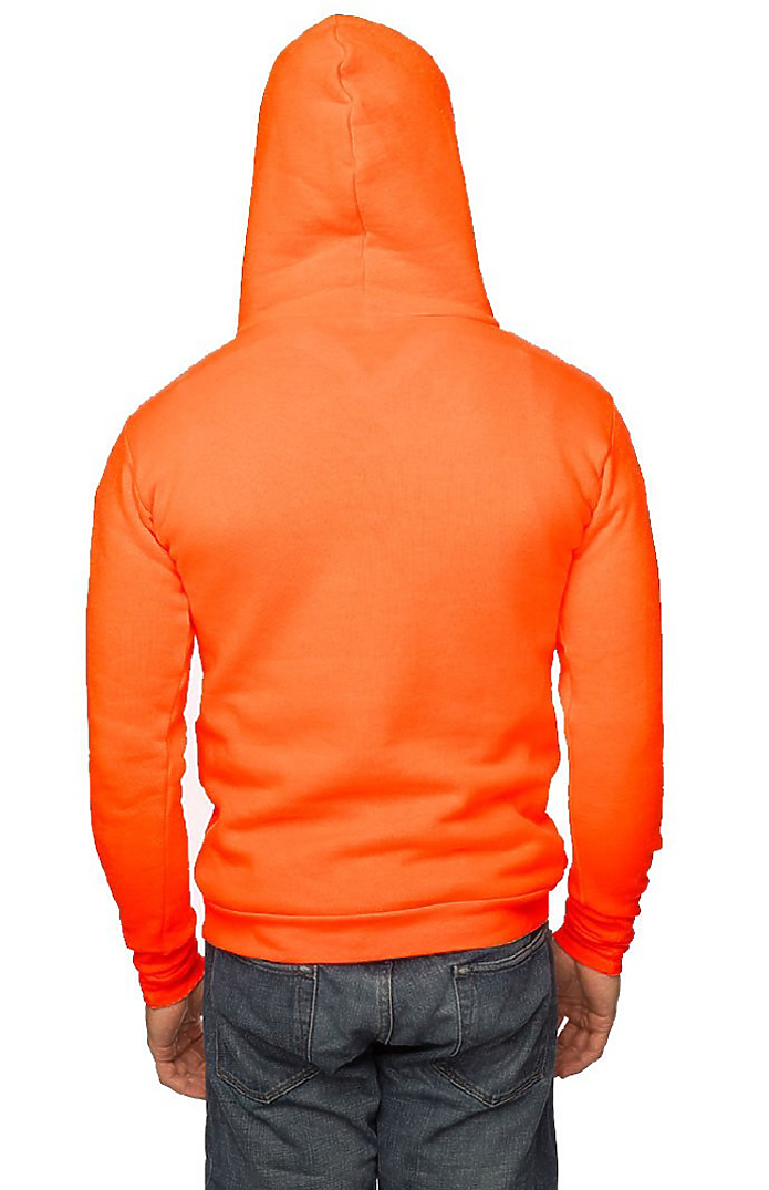 Unisex Fashion Fleece Neon Pullover Hoodie 1