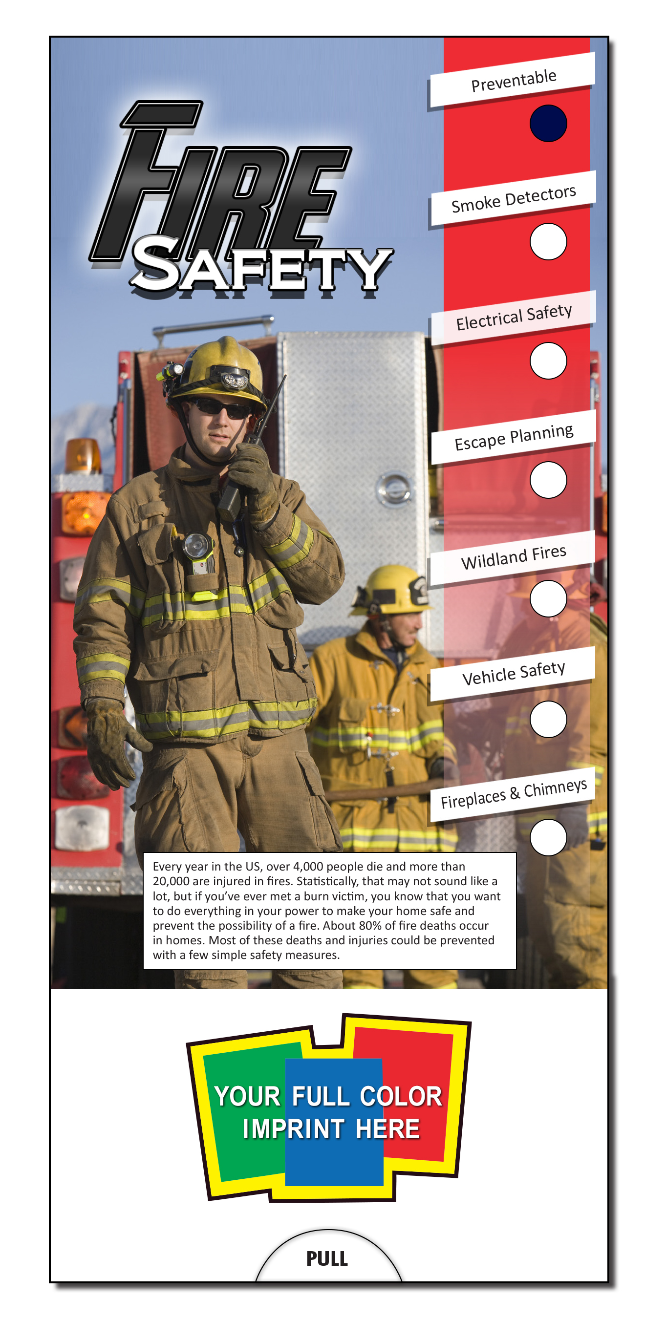 SLIDE CHART - Fire Safety Slide Chart 2