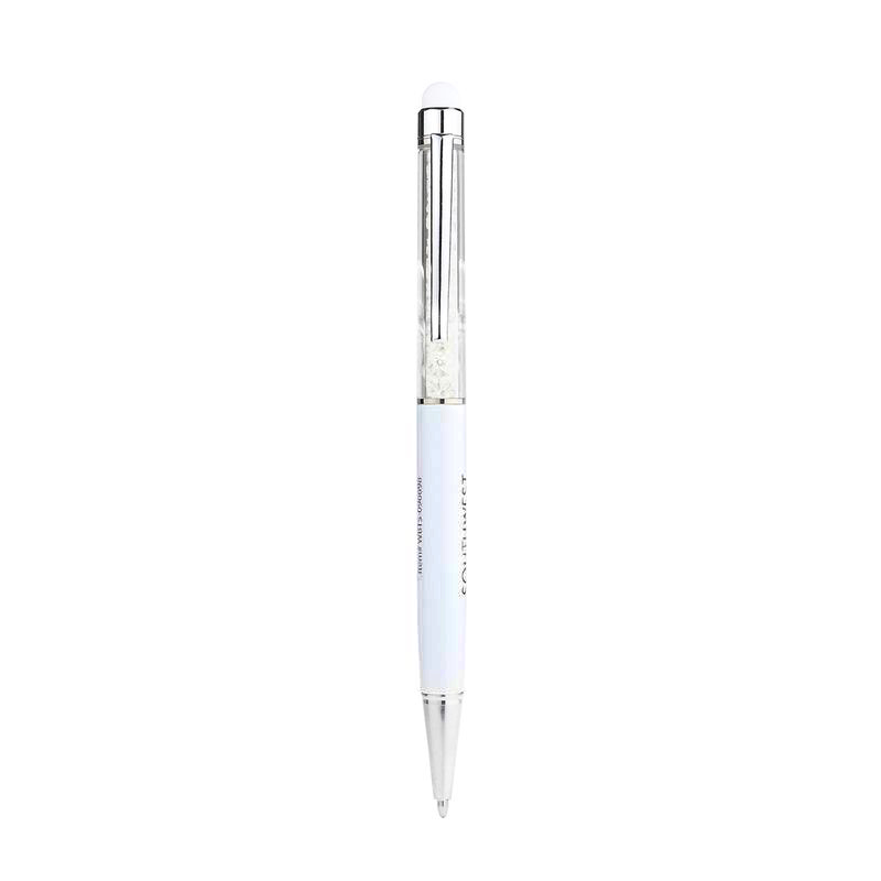 Princess Ballpoint Twist Stylus Pen (White)
