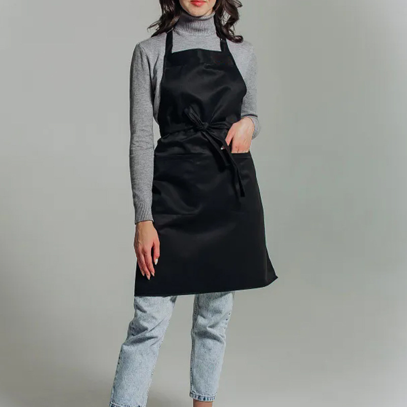 Adjustable Bib Apron with Long Ties 12