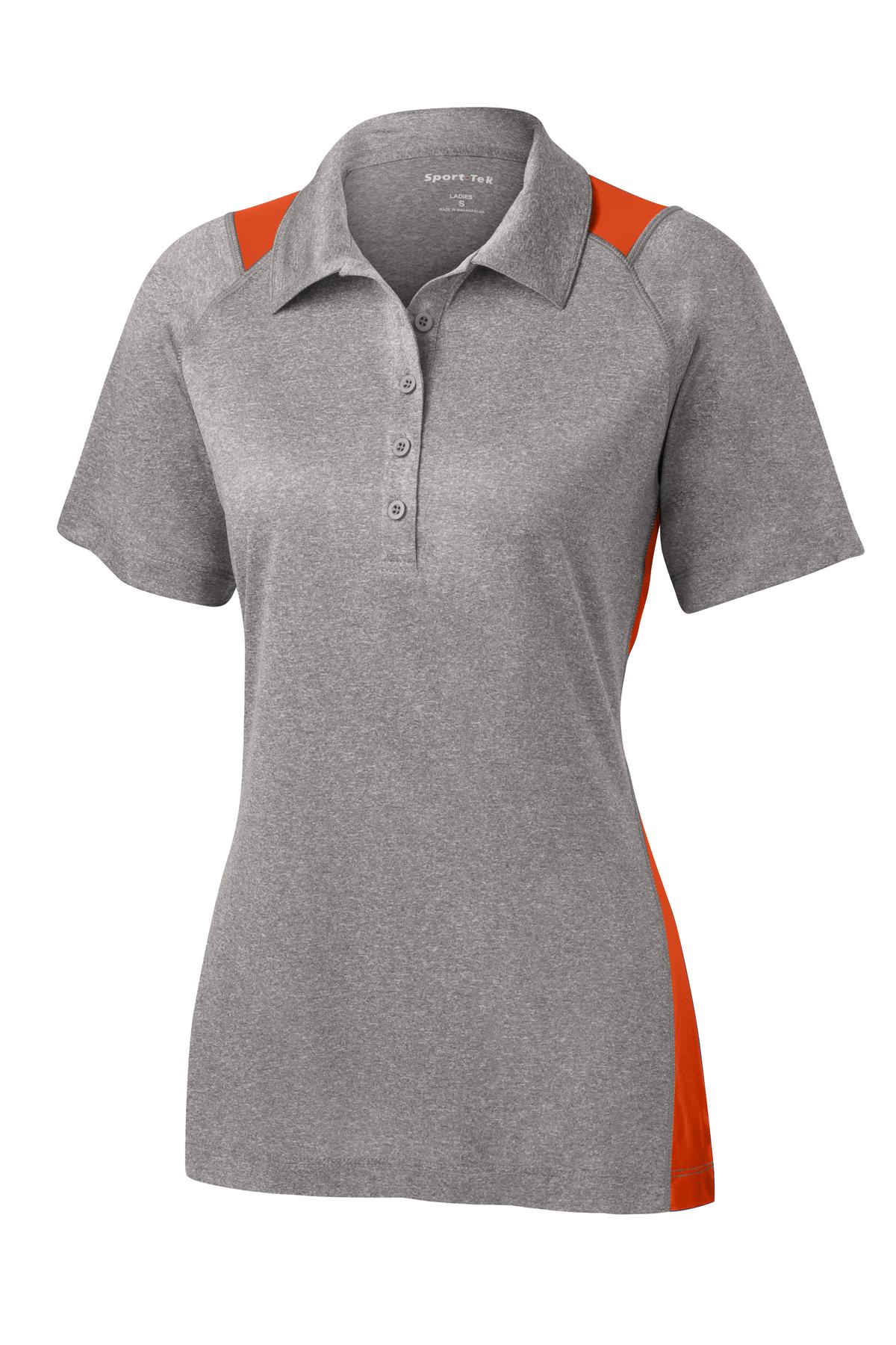 Sport-Tek® Women's Heather Colorblock Contender Polo 33