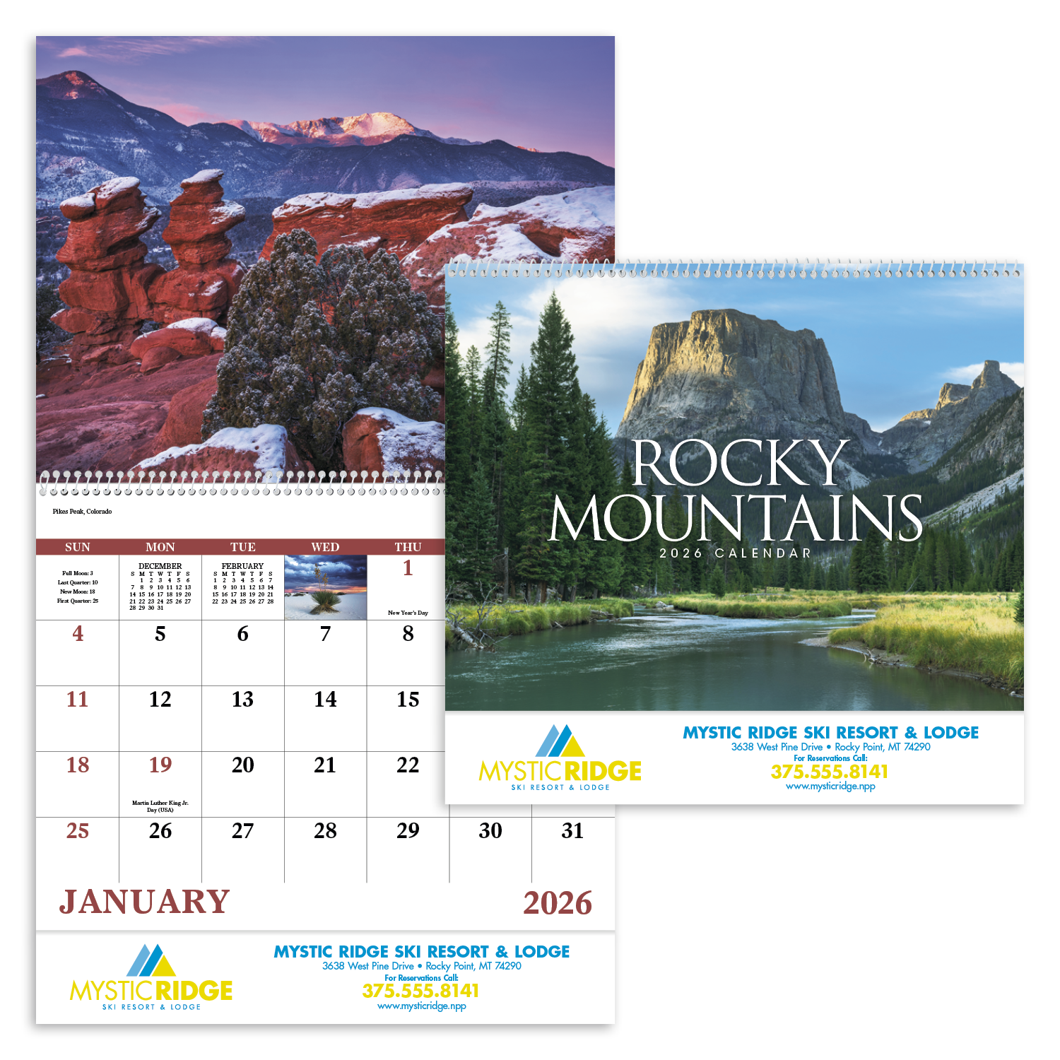 Good Value™ Rocky Mountains - Spiral Calendar 46