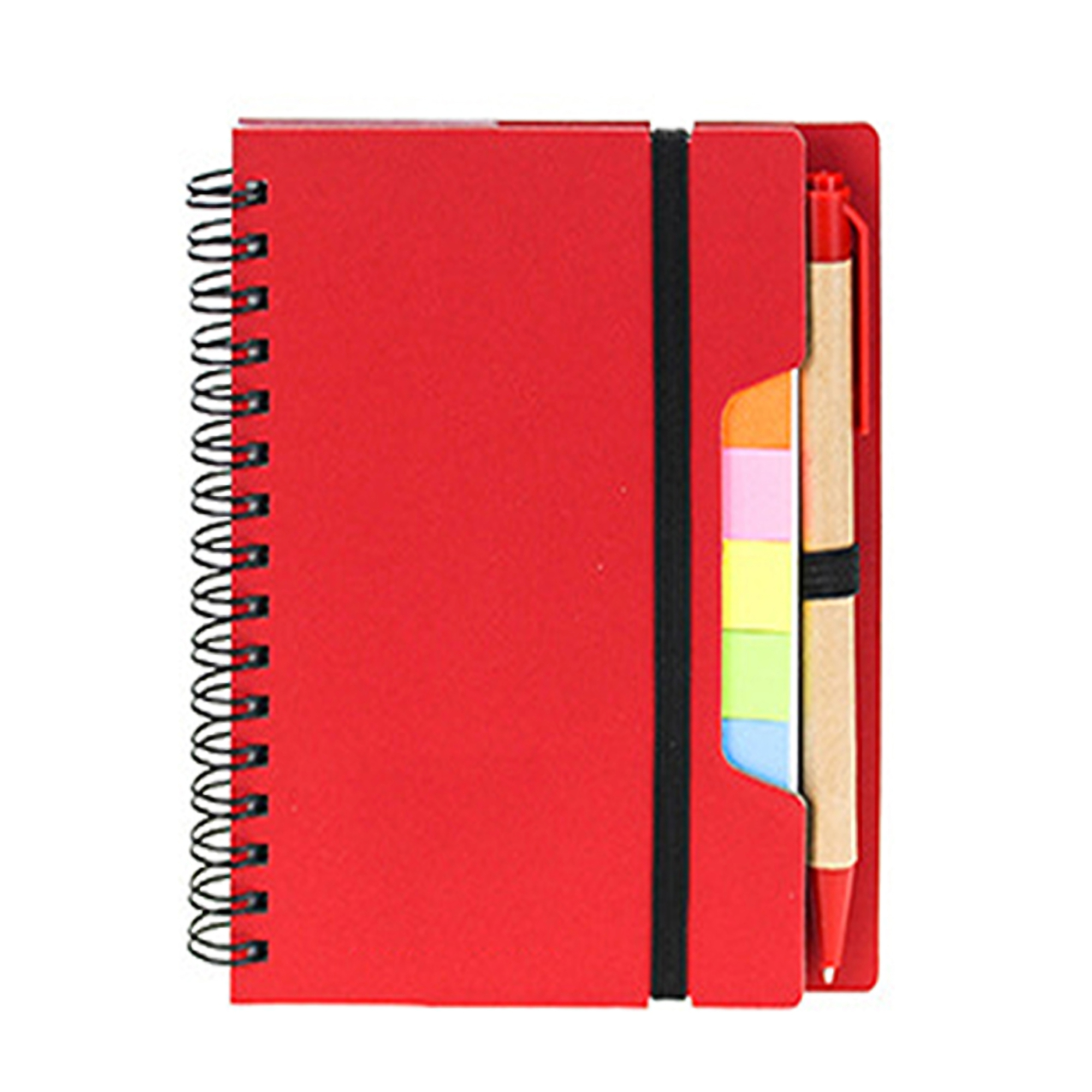 Kraft Notebook w/Sticky Flags And Pen 5