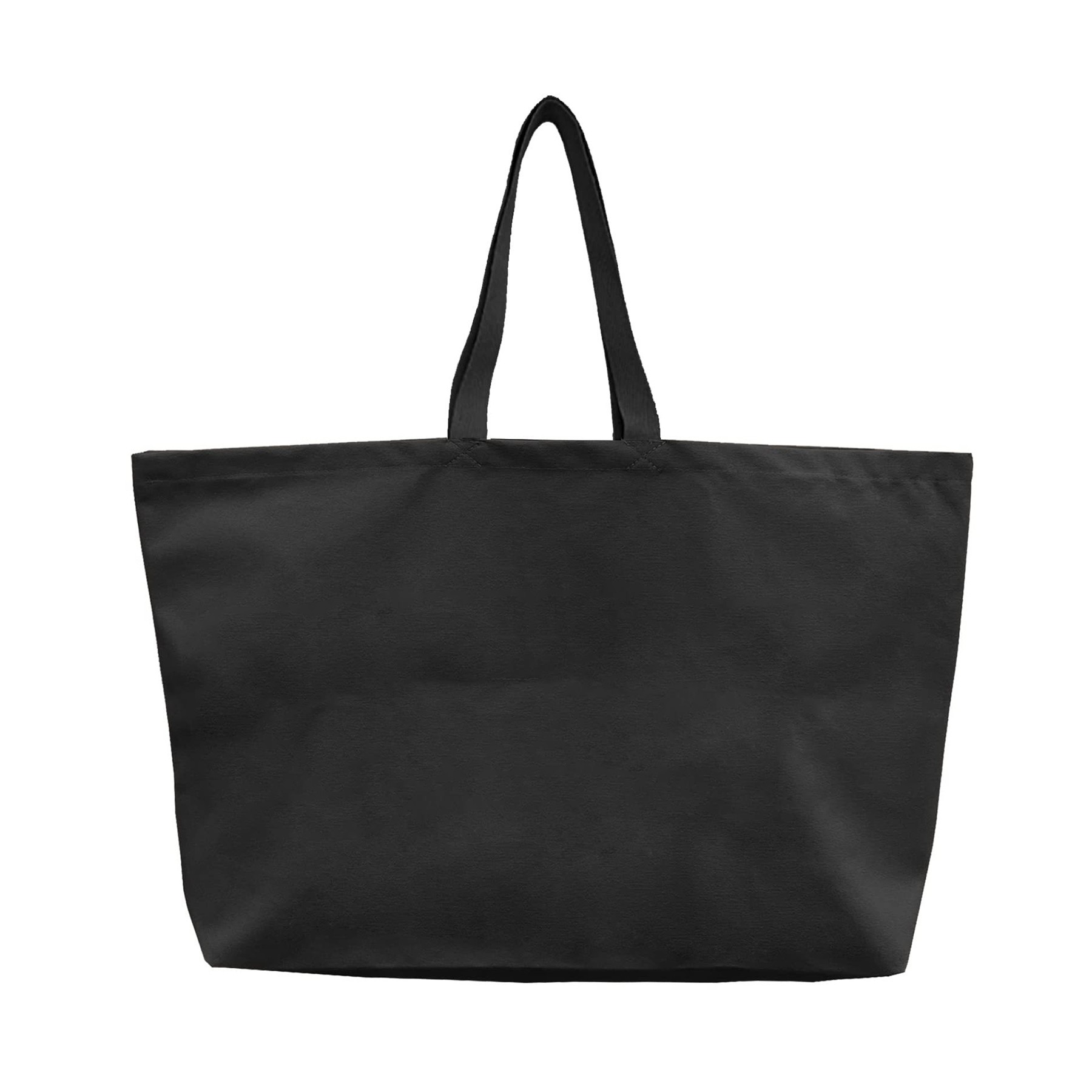 Large Capacity Canvas Shopping Bag, custom tote bag with logo imprint 4