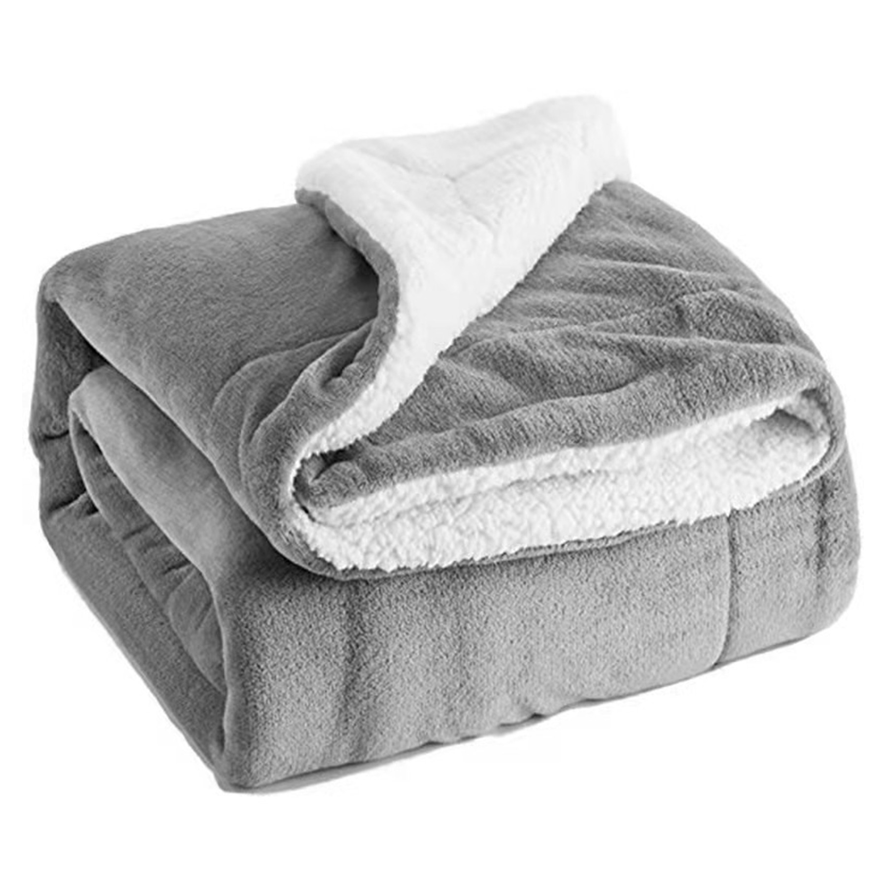 Sherpa Fleece Throw Blanket 2