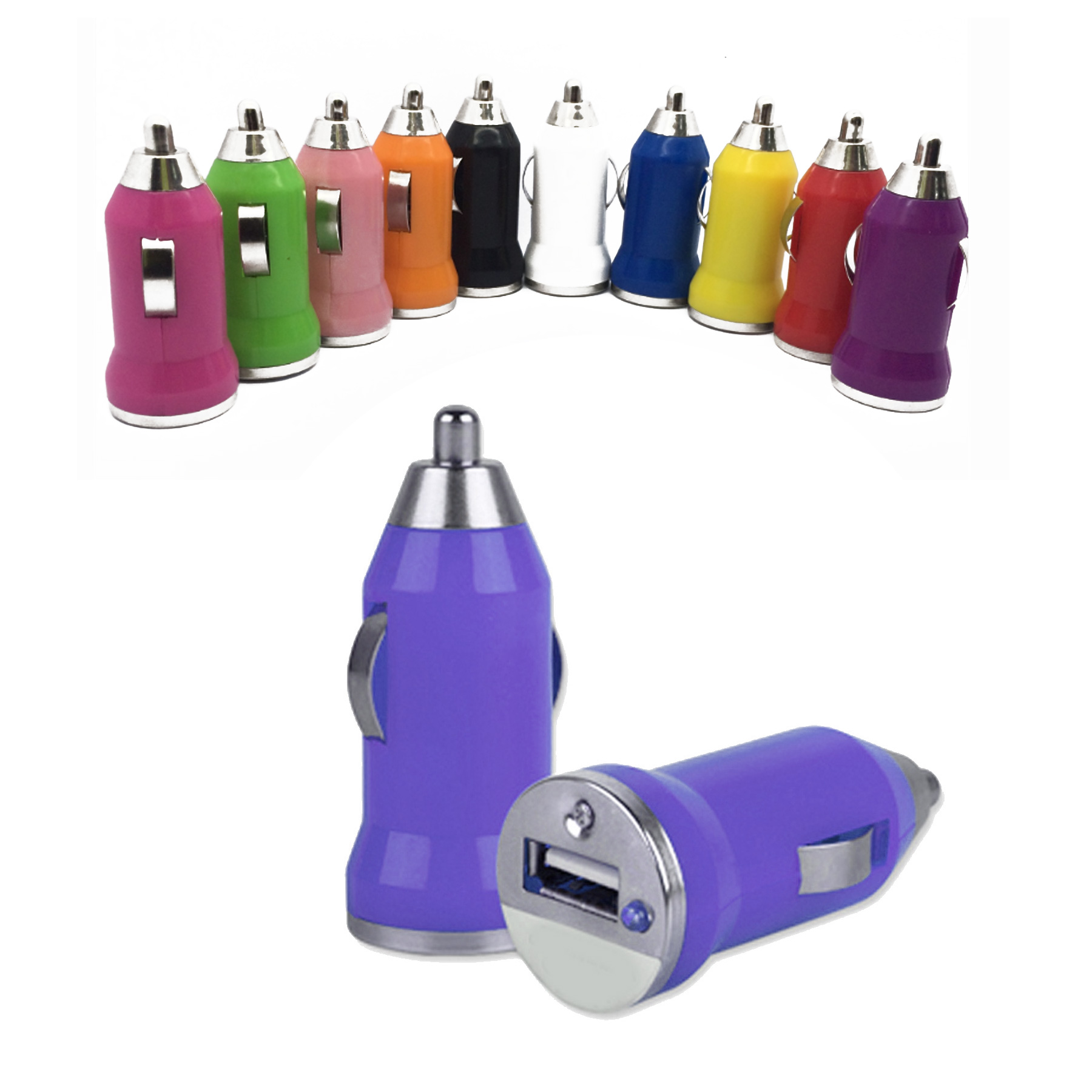 Bullet Shape USB Car Charger 2