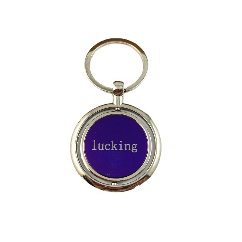 Customized Polished Zinc Alloy Keychain Keyring 2