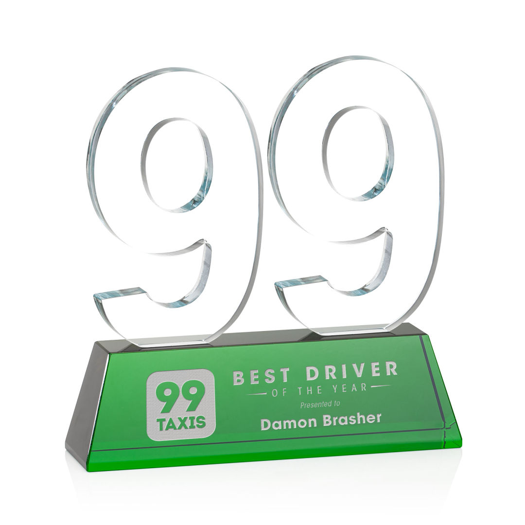 Milestone Optical Award - Green 10
