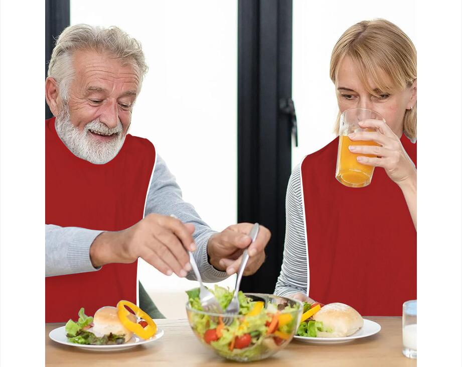 Unisex Adult Bibs for Elderly Women Men 2
