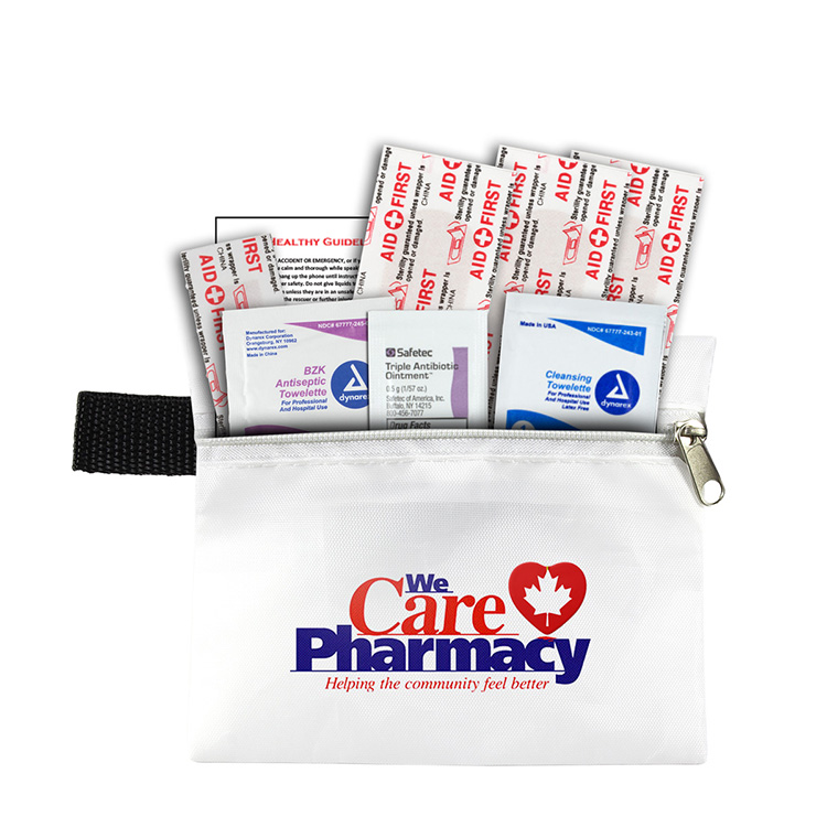 "TAG-A-LONG PLUS" 8 Piece First Aid Kit 13