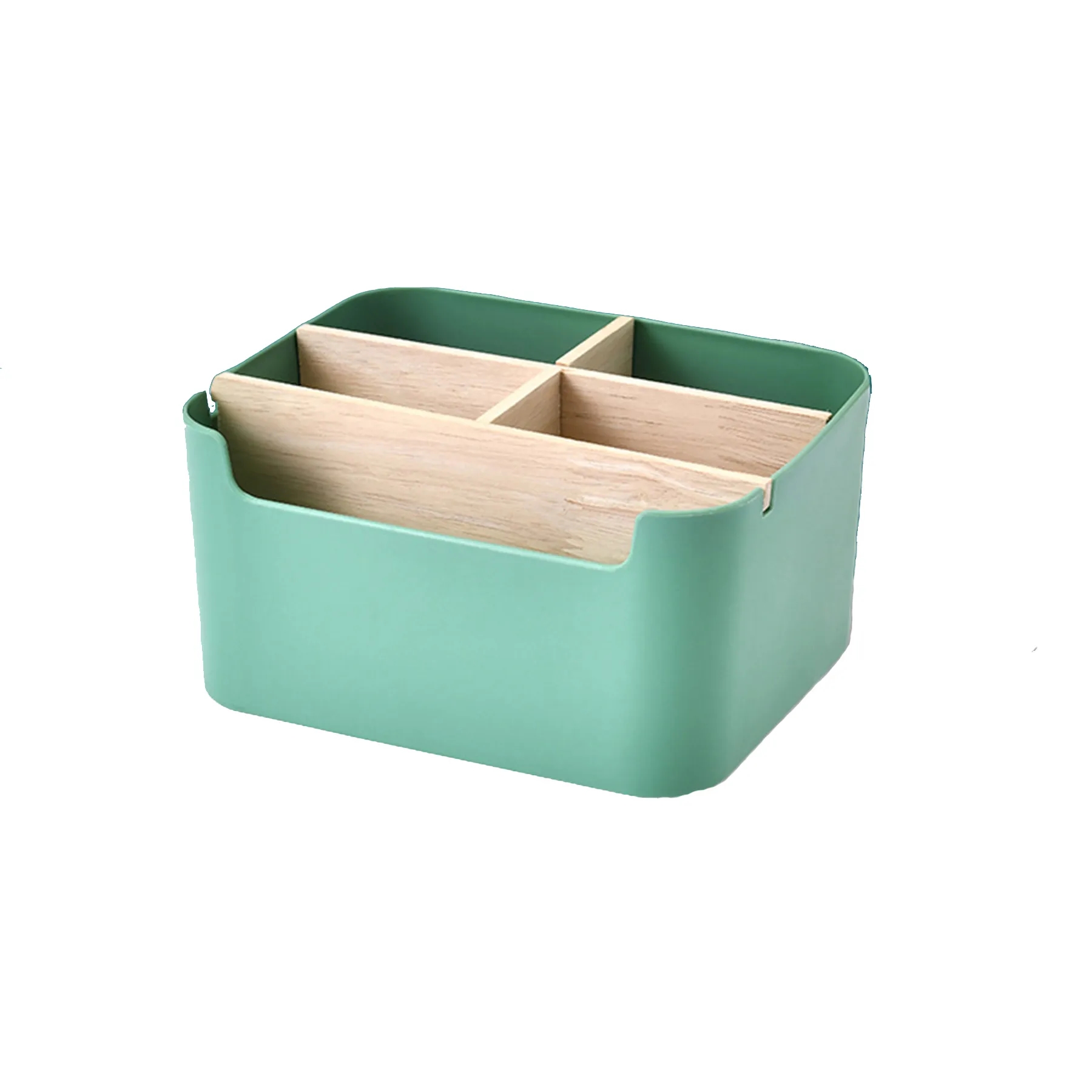 Plastic Square 5-Compartment Tabletop Storage Box 6