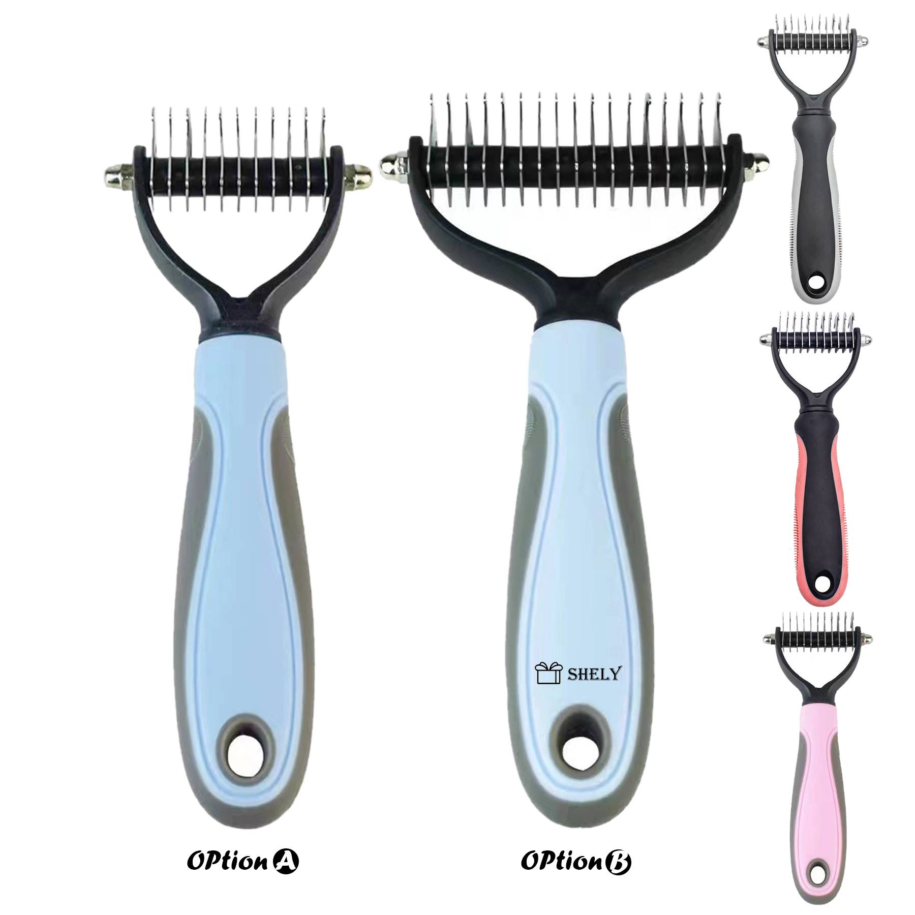 Double-sided Stainless Steel Pet Comb 2