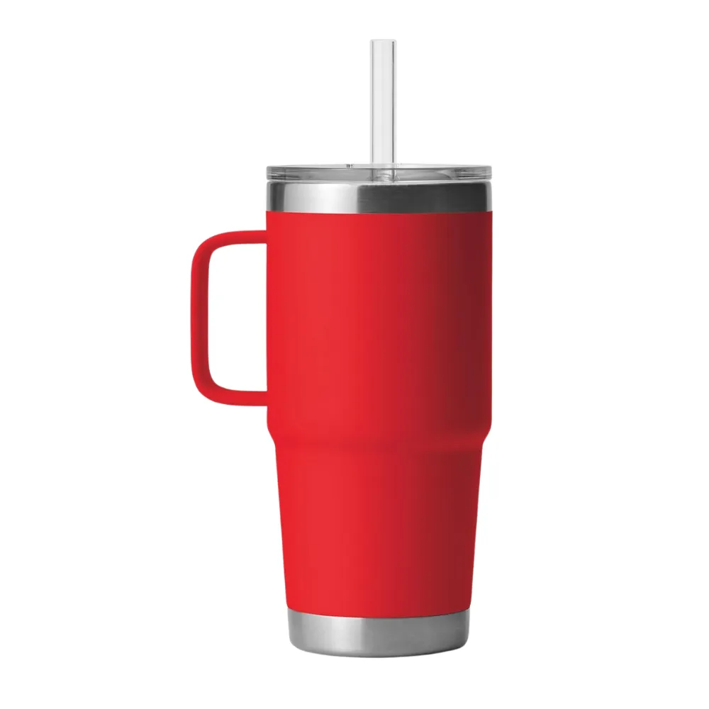 25oz. Insulated Tumbler with Handle and Straw 3