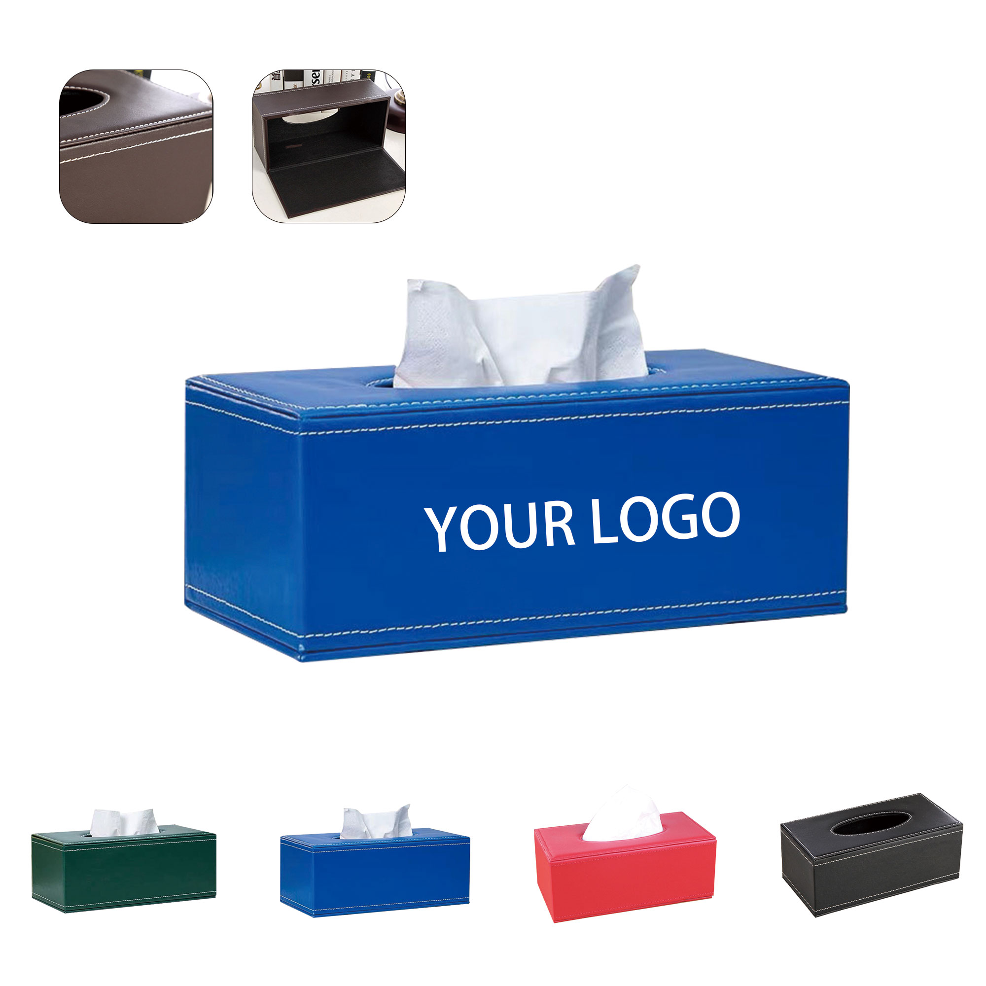 Leather Tissue Box 2
