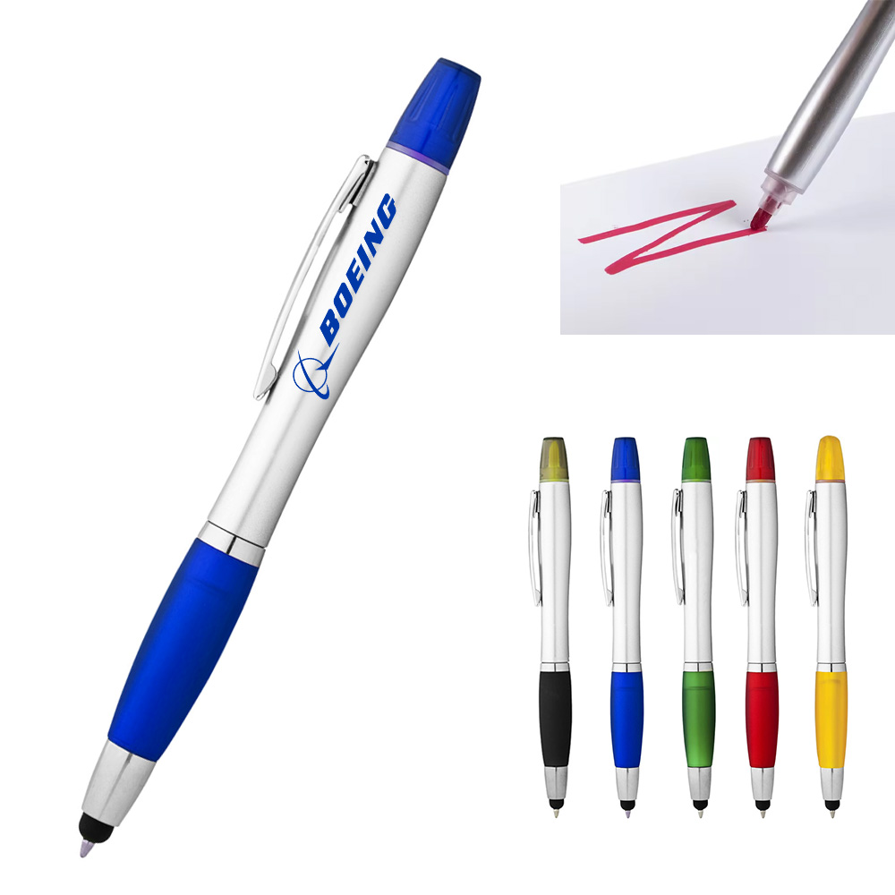 2-in-1 Ballpoint Pen with Highlighter 1