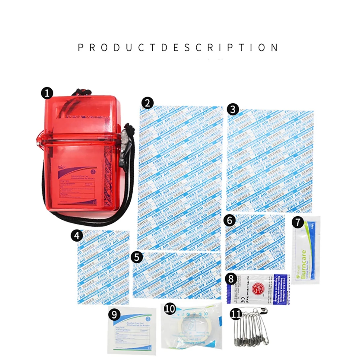 Travel Emergency Survival Neck Tote Kits 4