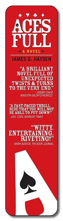 Plastic Bookmark - 1.25x5 UV-Coated Rectangle Shape - 10 pt. 1