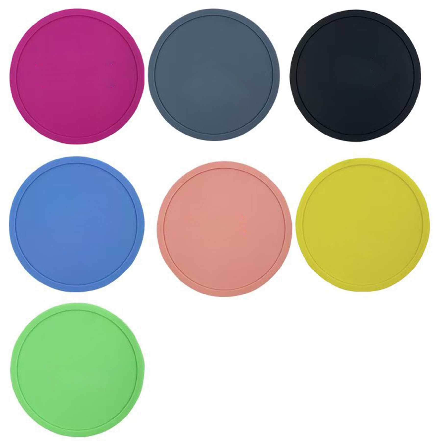 Silicone Coasters Round Insulated Coasters 2