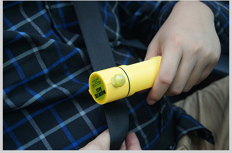 4 in 1 Alarm light, Safety hammer, Cutting knife, LED lighting 5