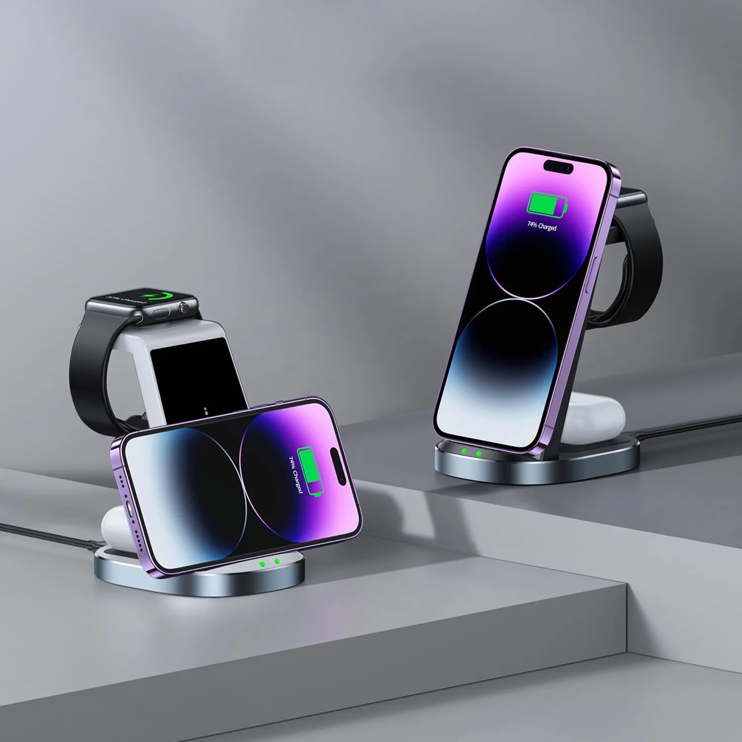 3 in 1 Charging Station for iPhone 2
