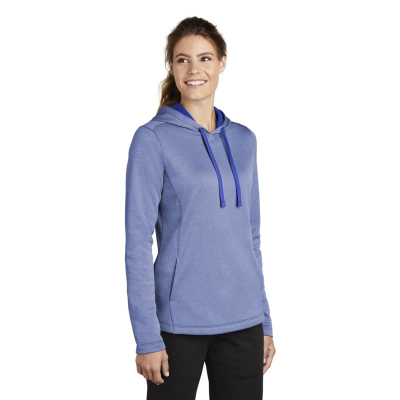 Sport-Tek Women's PosiCharge Sport-Wick Heather Fleece Hooded Pullover., custom hoodie or sweatshirt with logo imprint 10