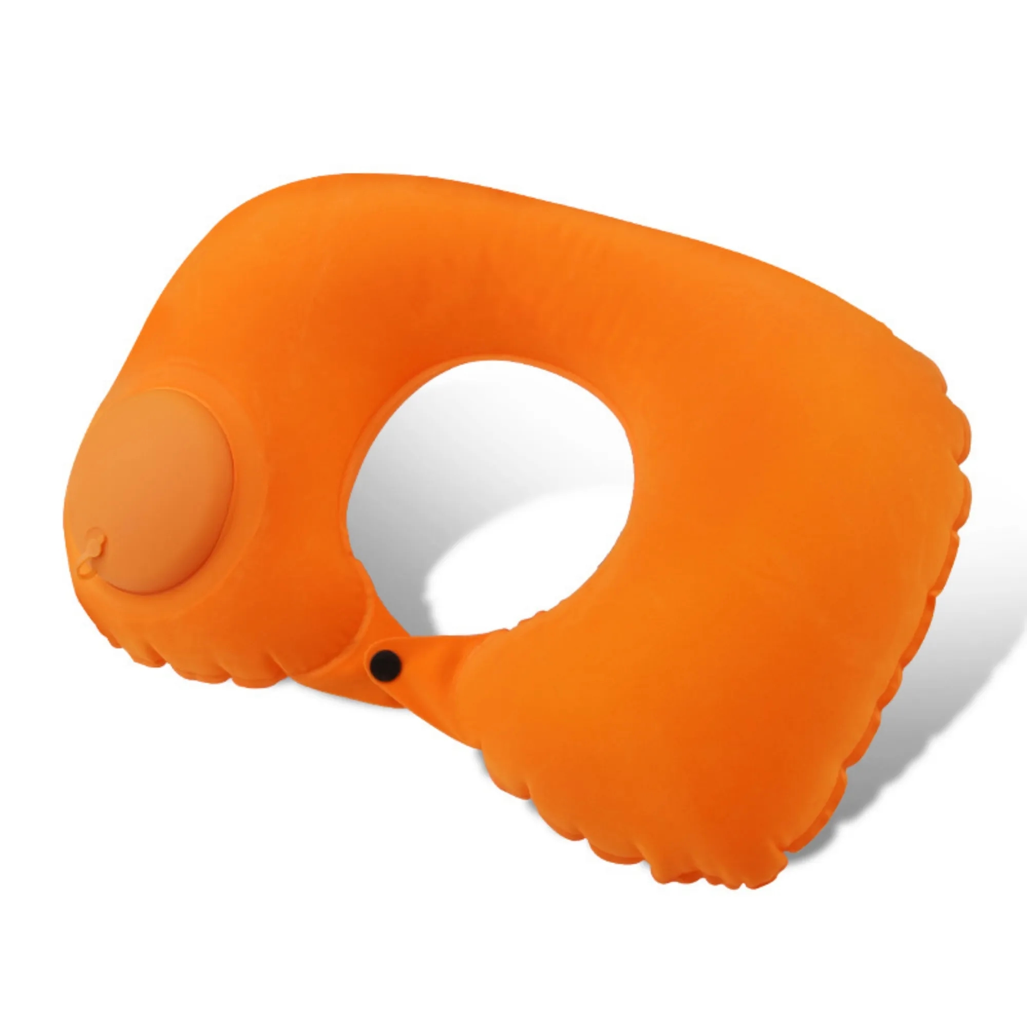 Custom Air Pump U-Shape Inflatable Neck Pillow Travel 2
