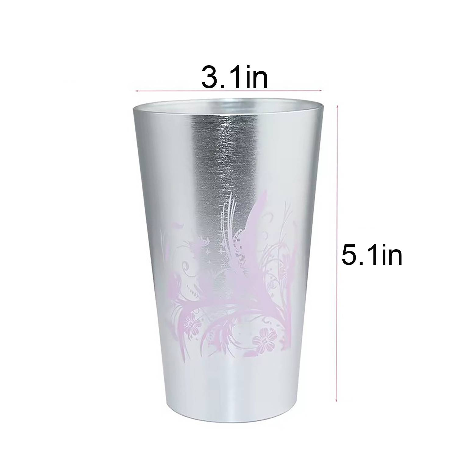 16oz Aluminum Cold Sensitive Color-Changing Beverage Cup 6