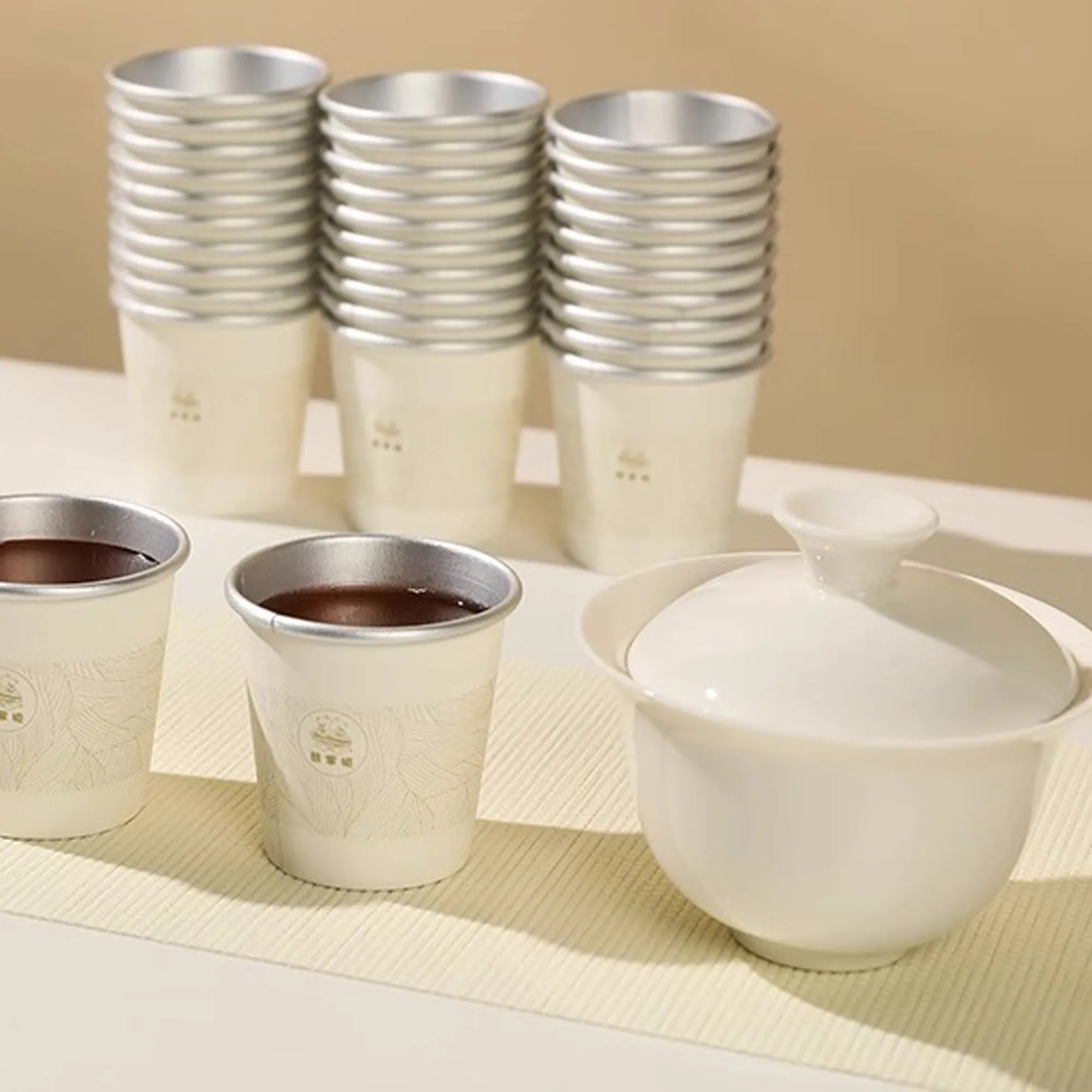 Custom Disposable Aluminum Foil Paper Cup 1