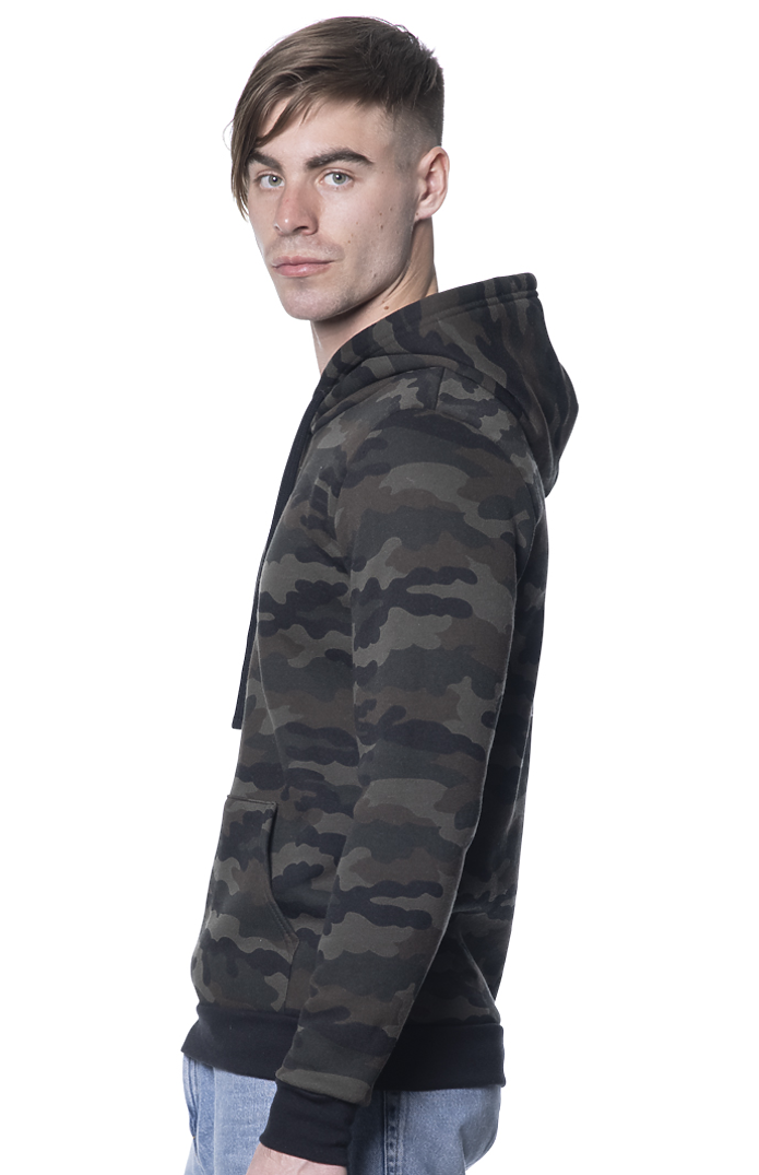 Unisex Camo Fleece Pullover Hoodie 10