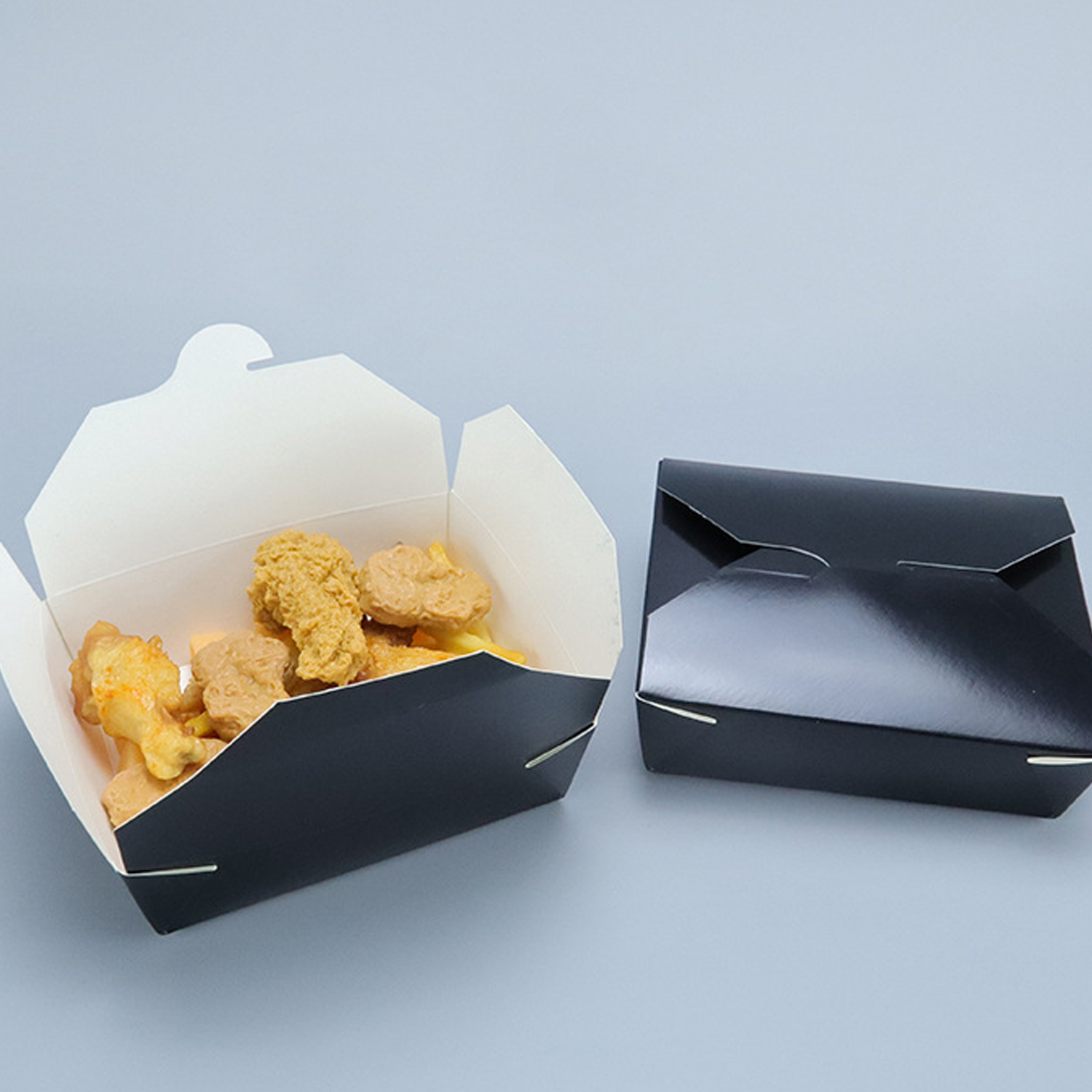 Custom Disposable Takeout Boxes w/ Leakproof Coating 4
