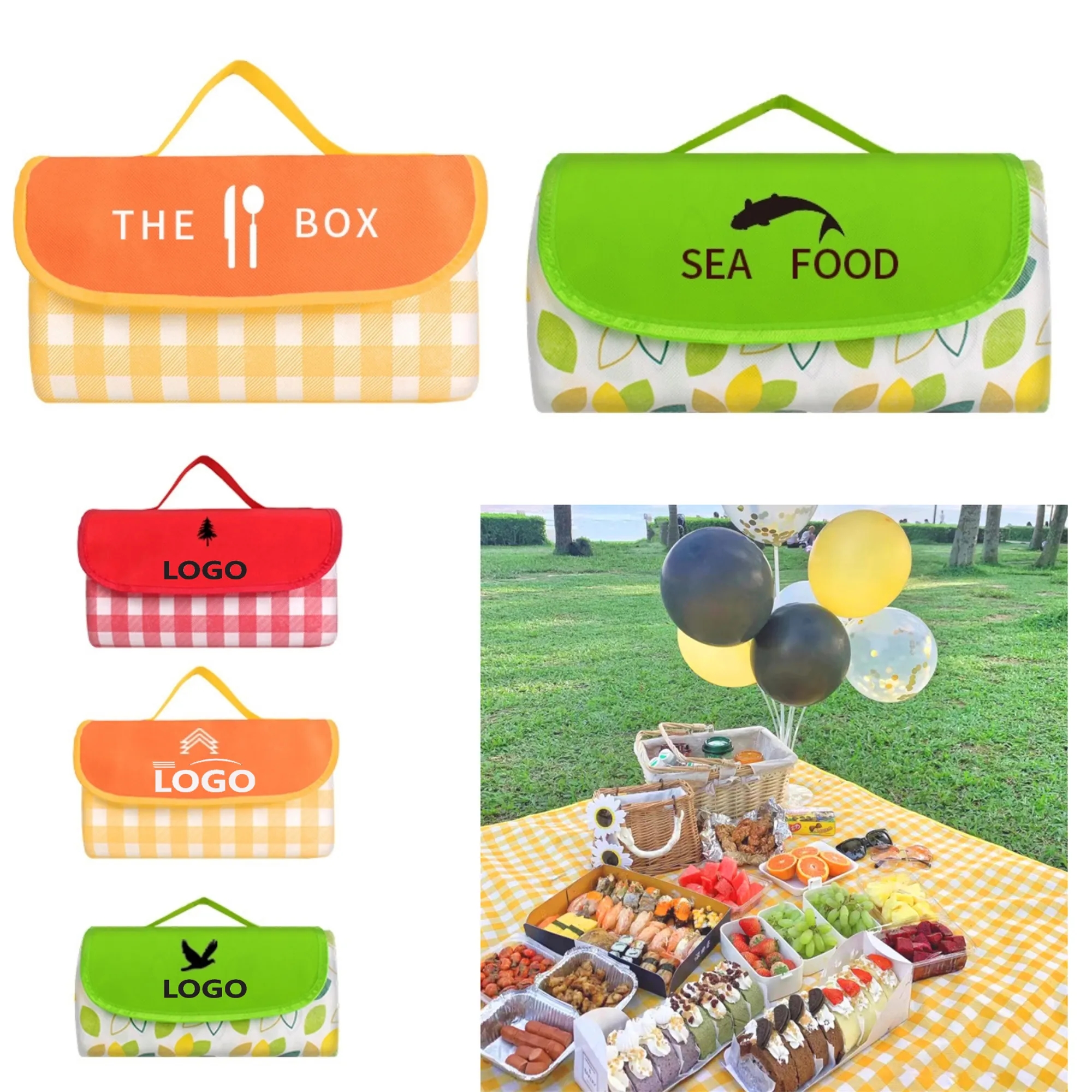 MOQ 50 Outdoor Large Picnic Blanket 2